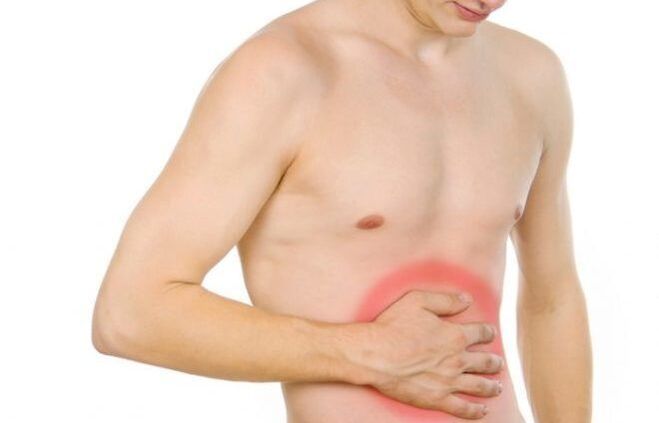 Dolor abdominal como síntoma de la presencia de parásitos.